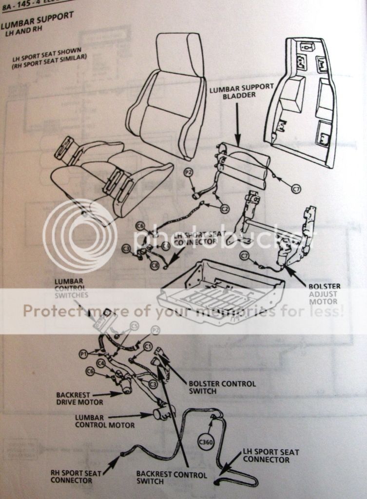 93 sport power seat switch wiring - CorvetteForum - Chevrolet Corvette